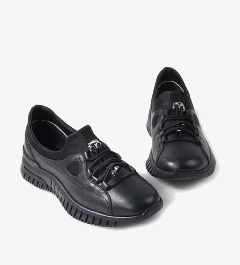 Ahd 4051 Hakiki Deri Kadın Günlük Ayakkabı - Görsel 1