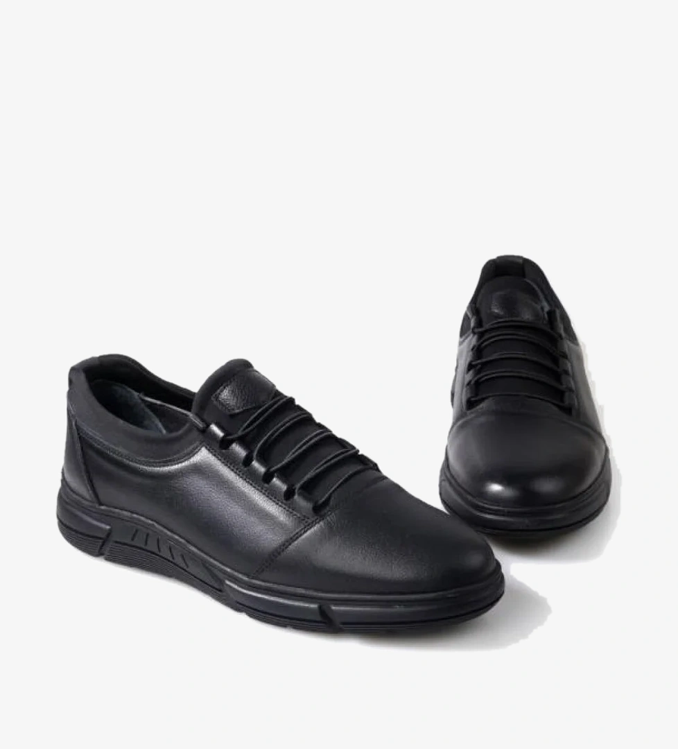 Bms 405 OrtoPedik Erkek Kauçuk Deri Ayakkabı - Görsel 1