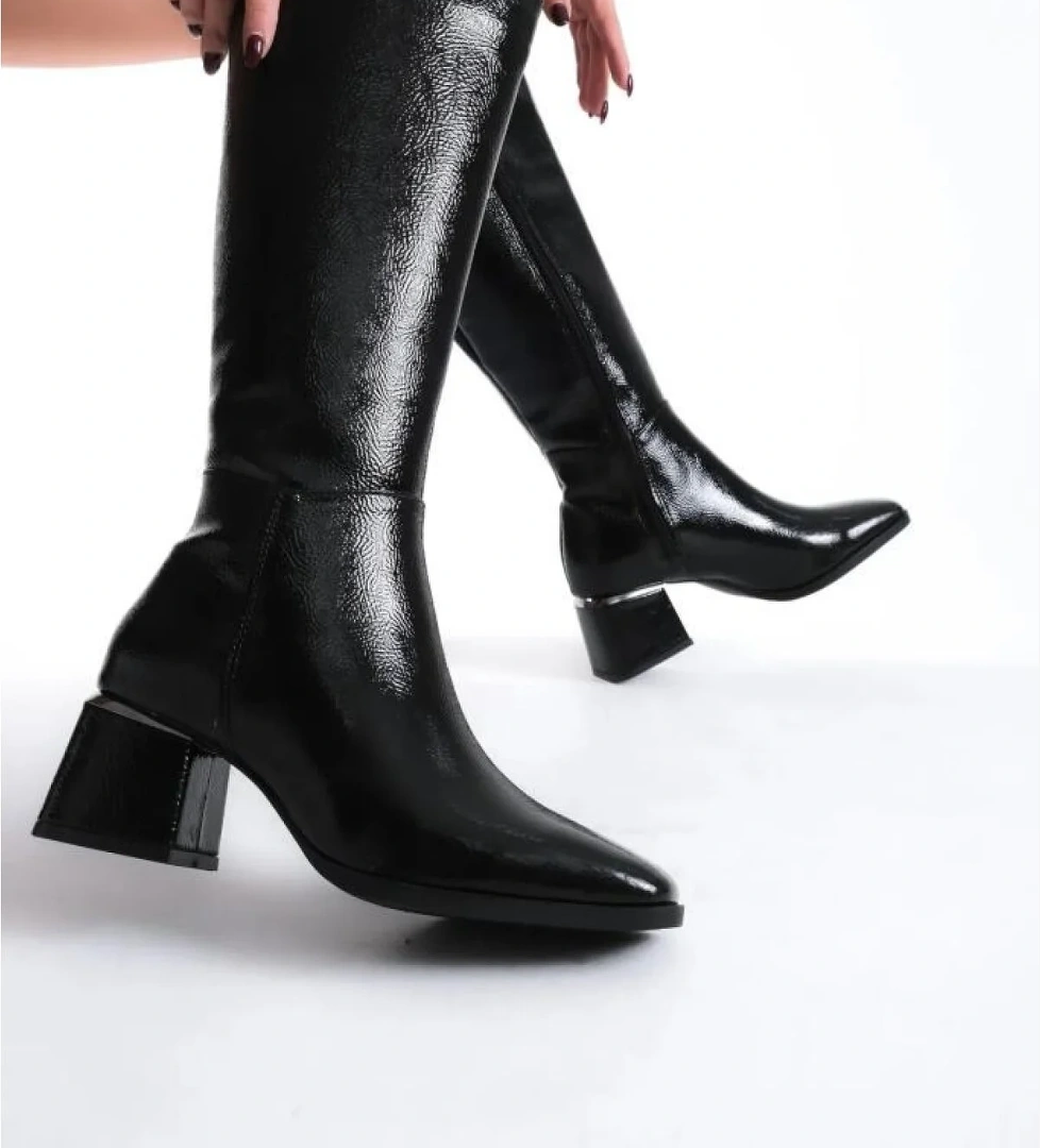 Papuçcity Snyrt 03032 Kadın Topuklu Çizme Bot model görseli