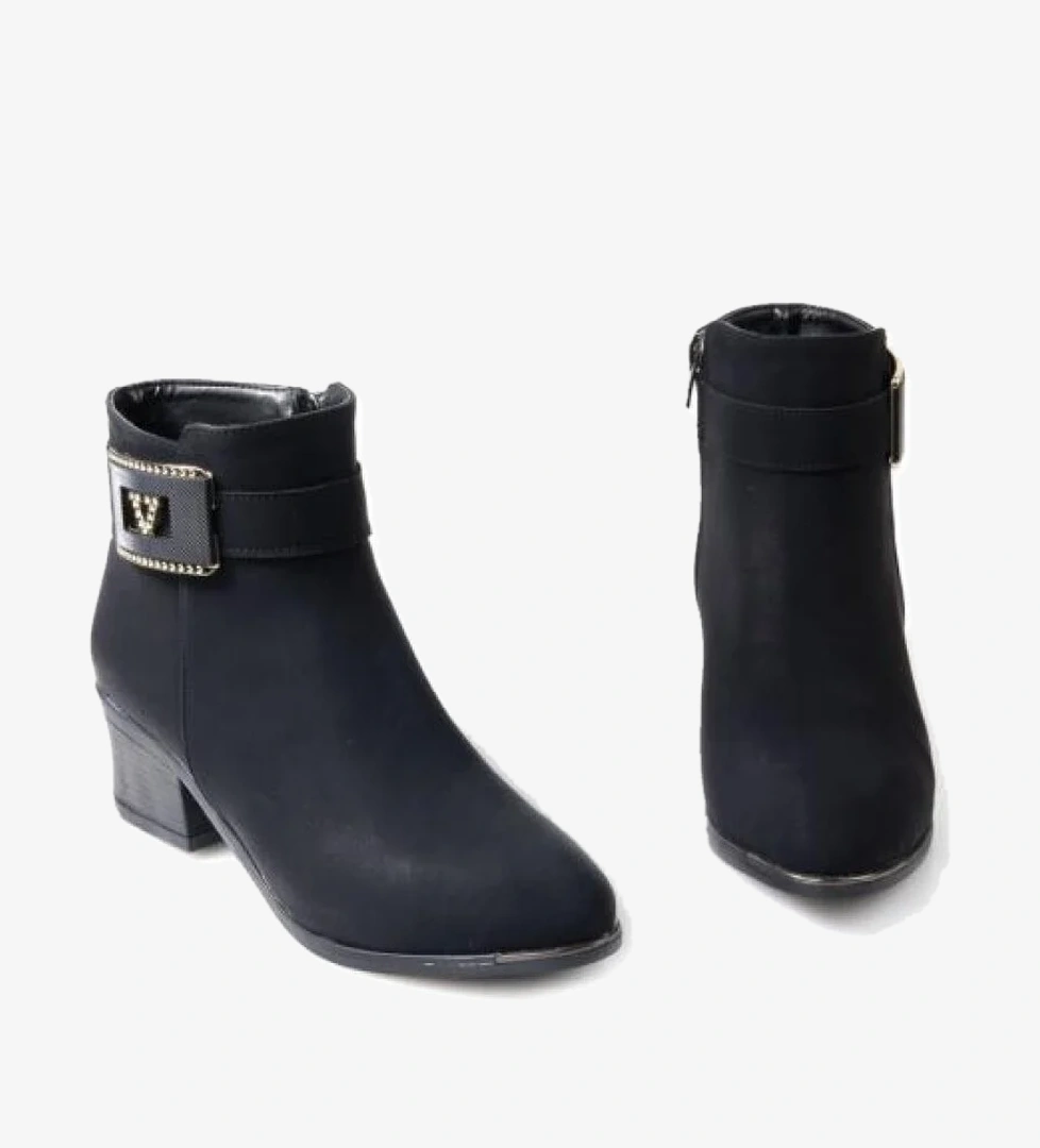 Blnr 03034 Kadın 4,5 Cm Topuklu Bot - Görsel 1