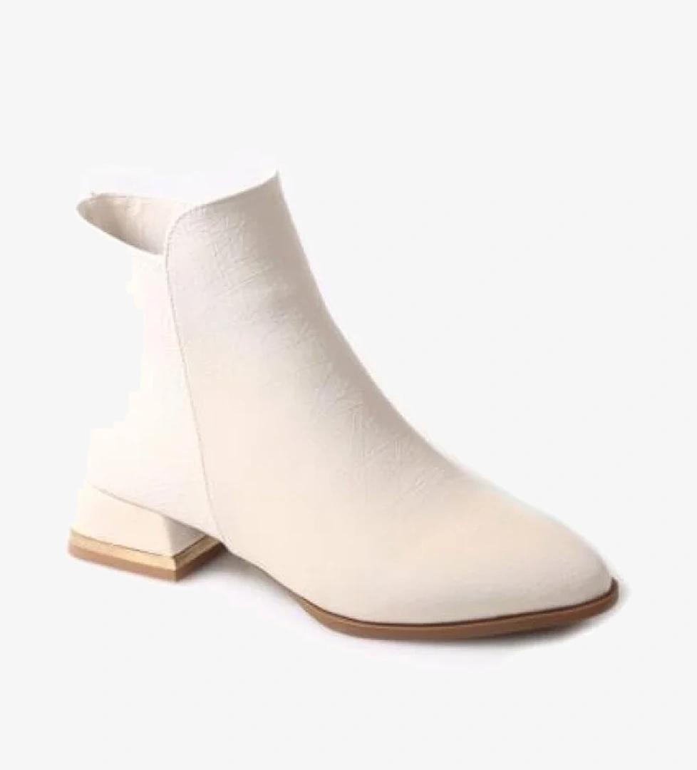 Dnz 03016 Kadın 3,5 Cm Topuklu Bot - Görsel 1