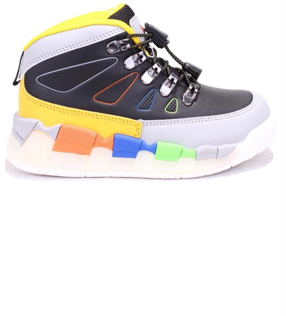 Ellen 946F24K417 Siyah Ortopedik Günlük Işıklı Erkek Çocuk Spor Bot