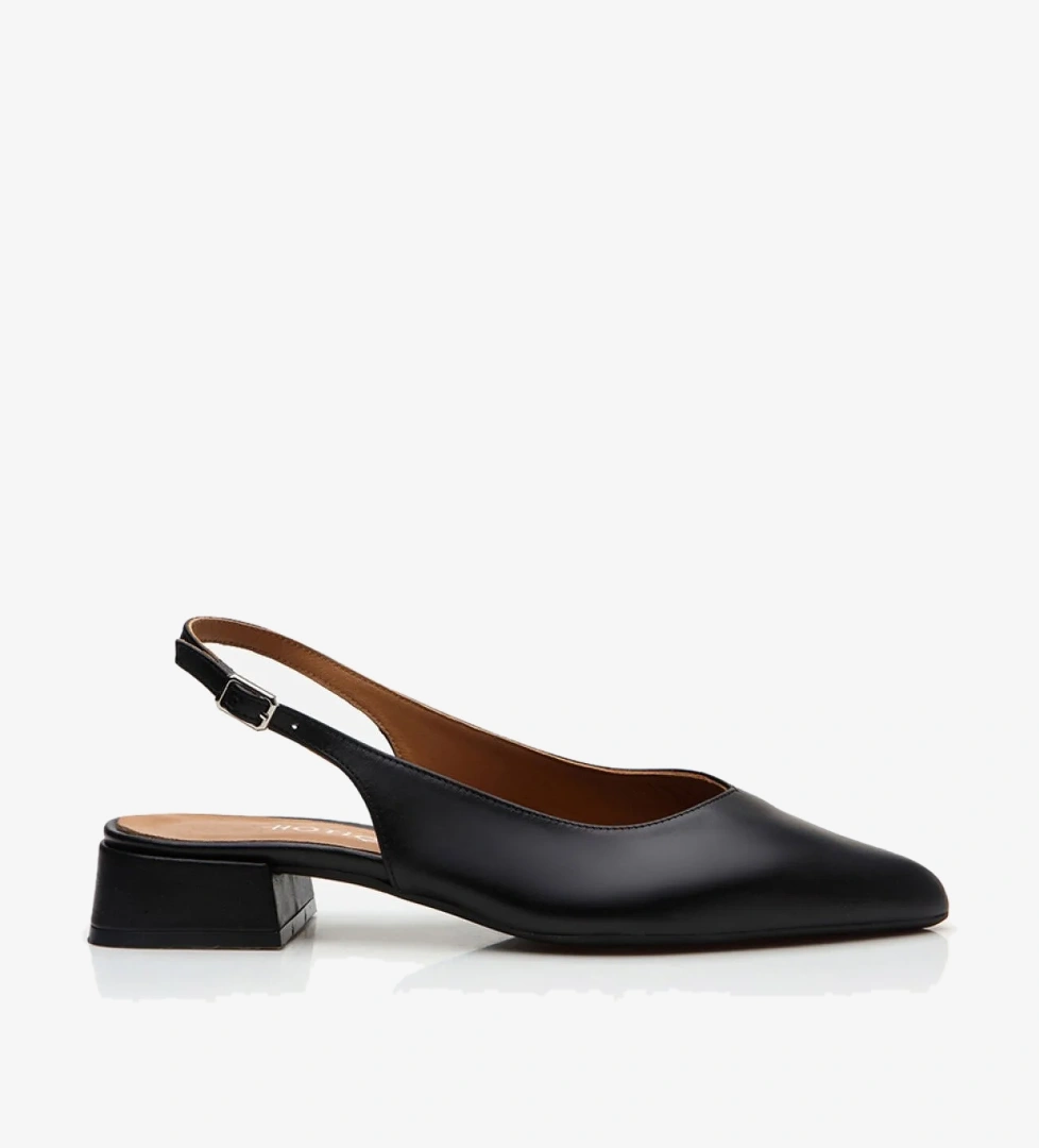 Hotiç Kadın Deri Siyah Babet model görseli