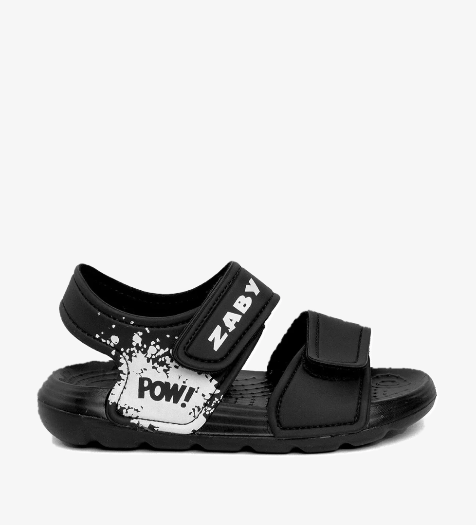 Ayakkabı Fuarı Elit Ott5000 Patik Erkek Çocuk Düz Sandalet Siyah model görseli