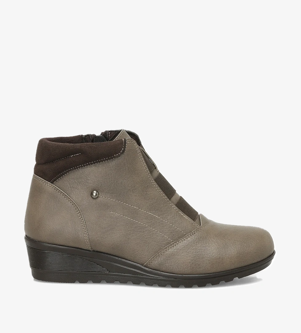 Polaris 166674.Z4PR Vizon Kadın Dolgu Topuk Bot - Görsel 1