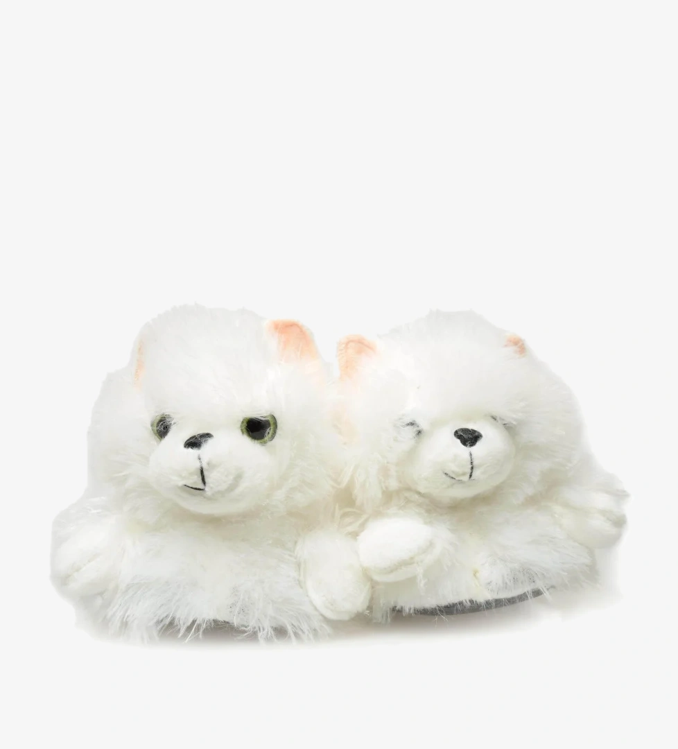 Twigy Yy0308 Z Tw Kedi-3 Beyaz Kadın Panduf - Görsel 1