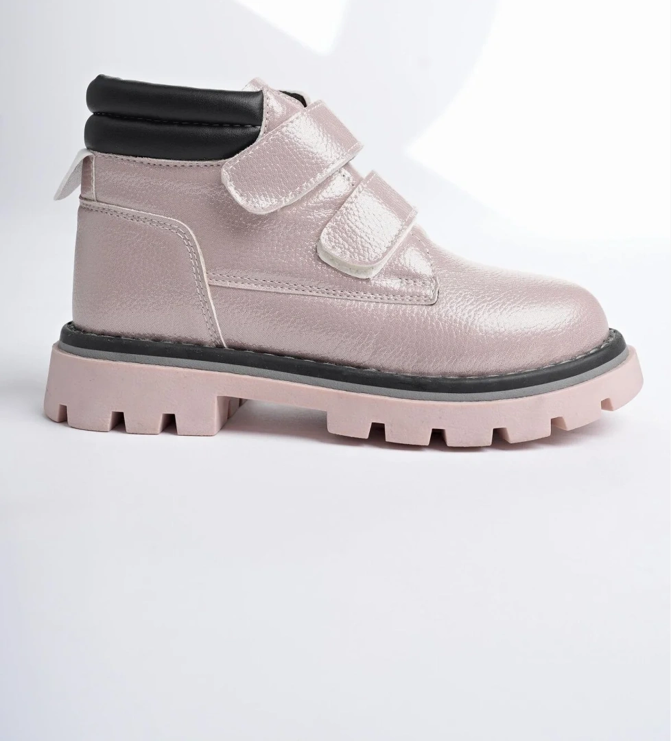 GADGET Garantili Çocuk Unisex Rahat Kalıp Soğuğa Dayanıklı Cırtlı Bot