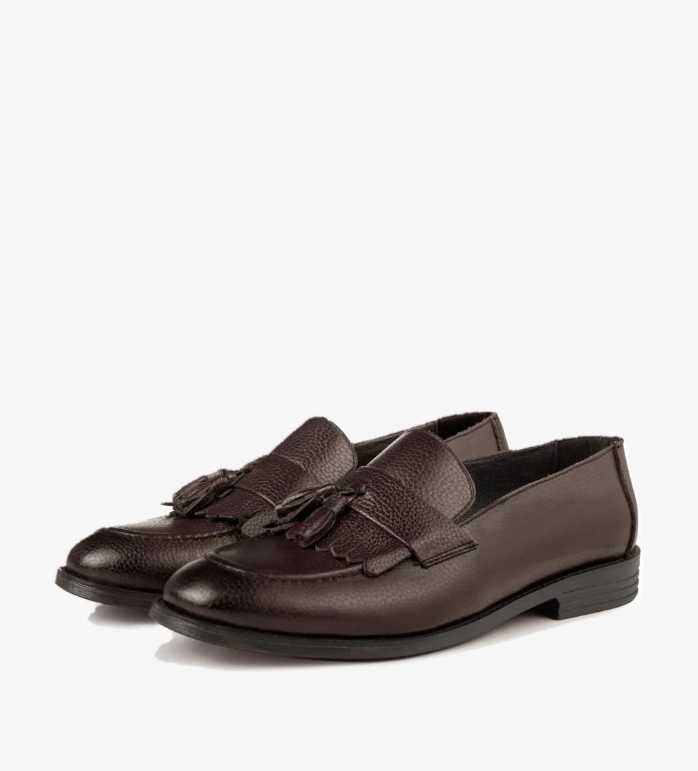 Ducavelli Tassel Hakiki Deri Erkek Klasik Ayakkabı model görseli