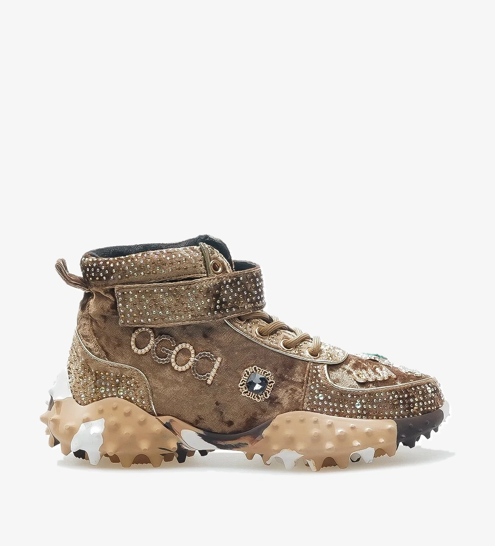 Kadın Taşlı Casual Bot (36-41) 24k 24k351 Bt Z Camel