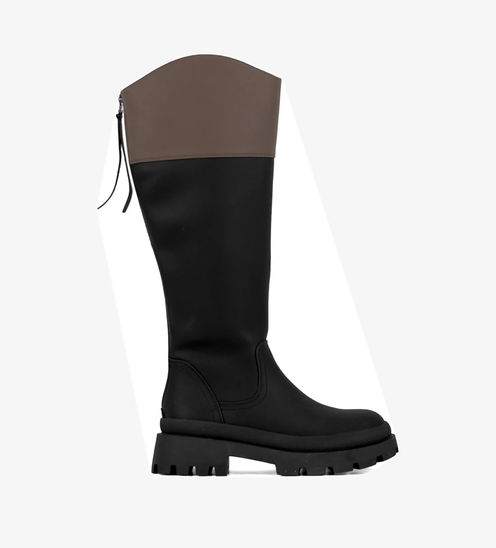 Guja 24k418 Kadın Yağmur Çizmesi Kahverengi Siyah model görseli