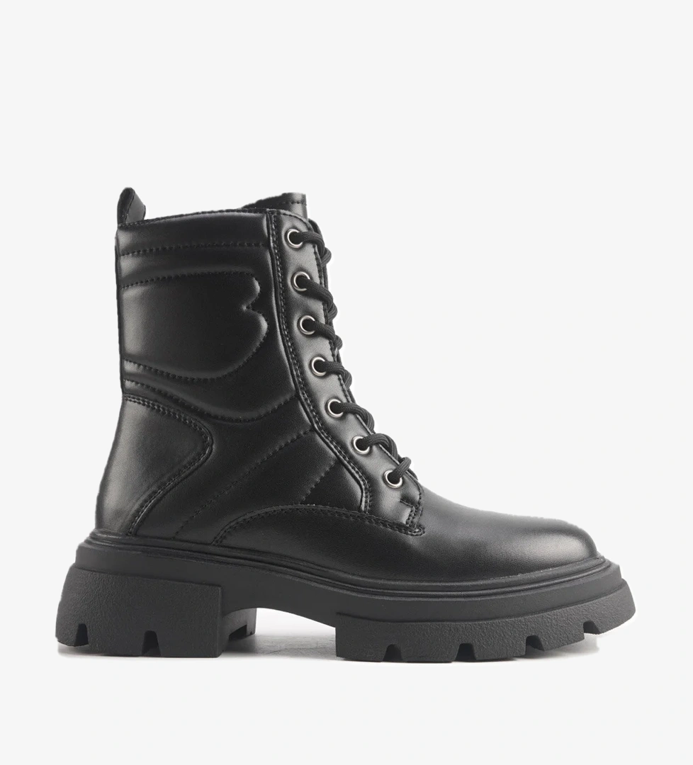 Polaris 324663.Z 4PR Siyah Kadın Rock Bot - Görsel 1