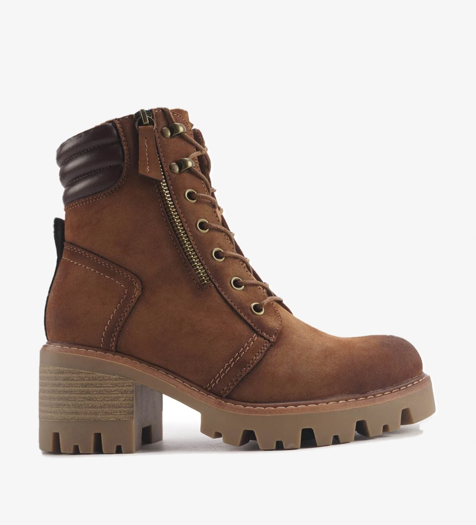 Polaris 324651.Z 4PR Taba Kadın Topuklu Bot - Görsel 1