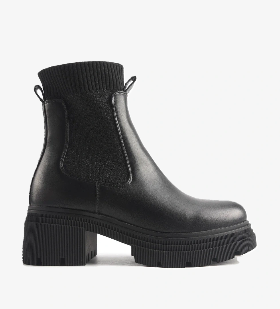 Polaris Polaris 324639.Z 4PR Siyah Kadın Chelsea Bot Flo'da! Siyah - 1. görsel