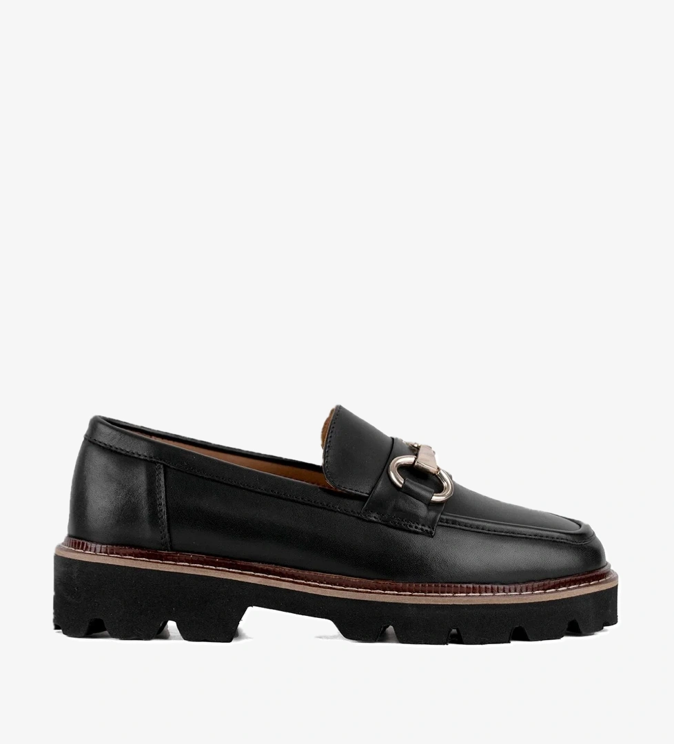 Ayakkabı Fuarı Elit RCHM313 Kadın Hakik Deri Casual Ayakkabı Siyah model görseli