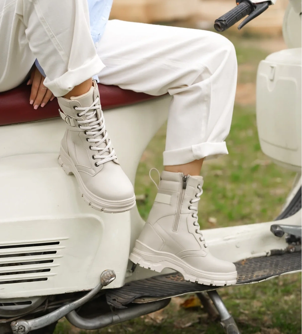 Garantili D529 Soğuk Geçirmez Kadın Günlük Ortopedik Kışlık Bot - Görsel 1