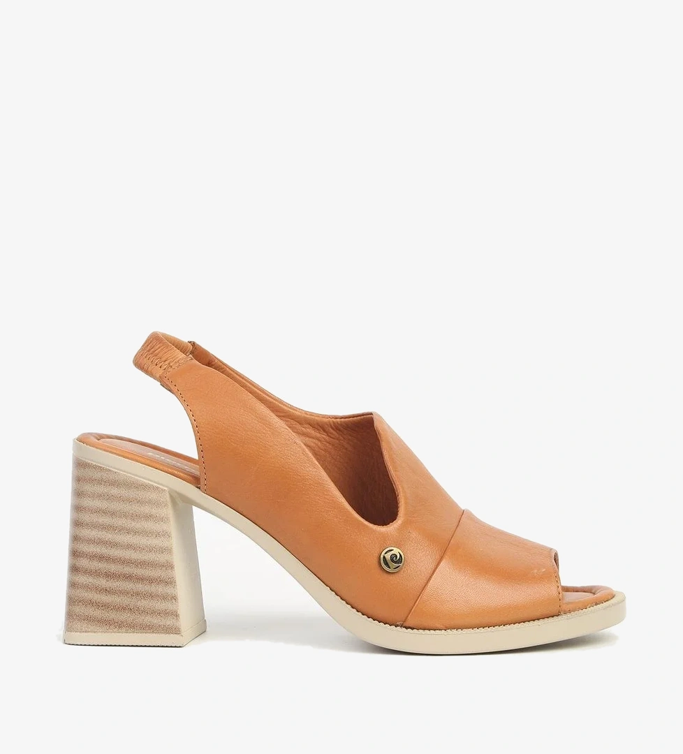 Taba Kadın Topuklu Ayakkabı PCK-5030 - Görsel 1