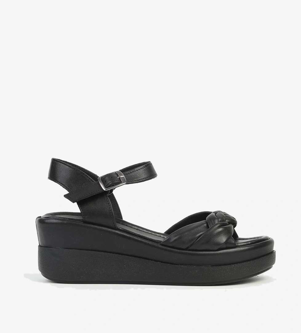 Pierre Cardin Siyah Kadın Deri Topuklu Ayakkabı PCK-5020 model görseli