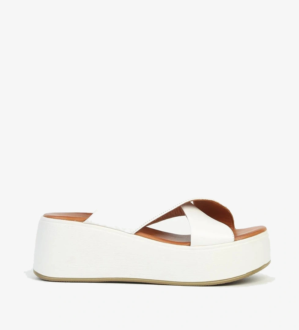 Pierre Cardin Beyaz Bej Kadın Deri Topuklu Ayakkabı Pck-5014 Pck-501 model görseli