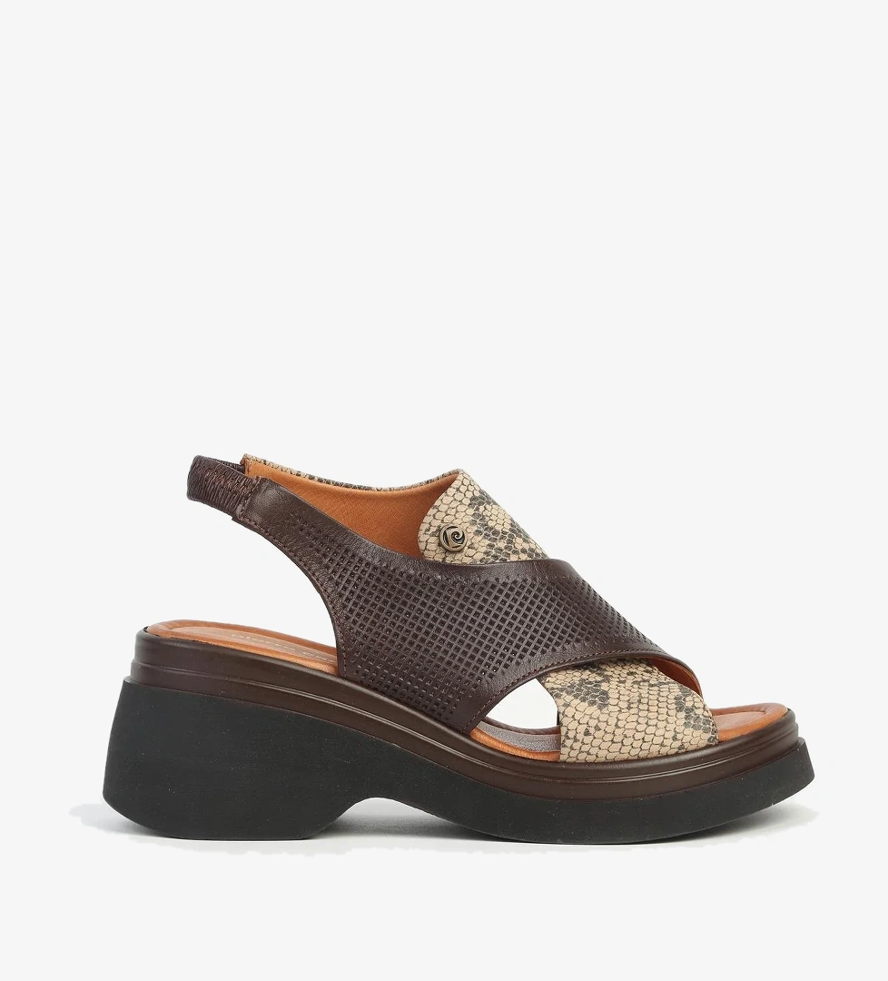 Pierre Cardin Kahve Kadın Deri Topuklu Ayakkabı PCK-5010 model görseli