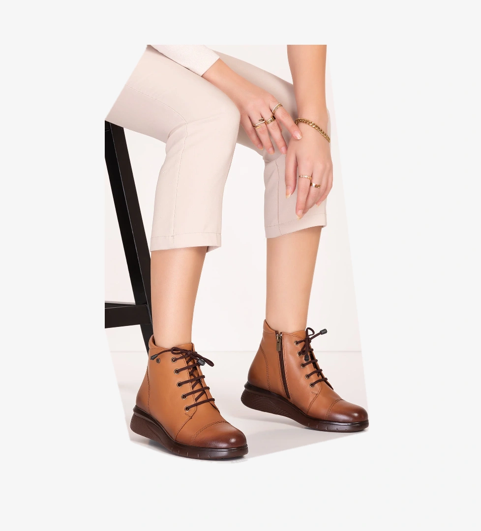 Gondol Hakiki Deri Anatomik Taban Rahat Günlük Bot usl.2122