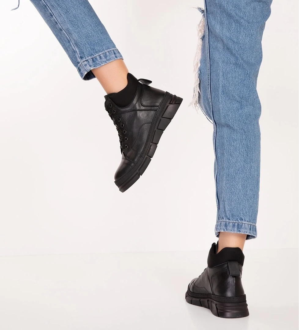 Gondol Kundura Gondol Hakiki Deri Günlük Kısa Bot alpx.176 model görseli