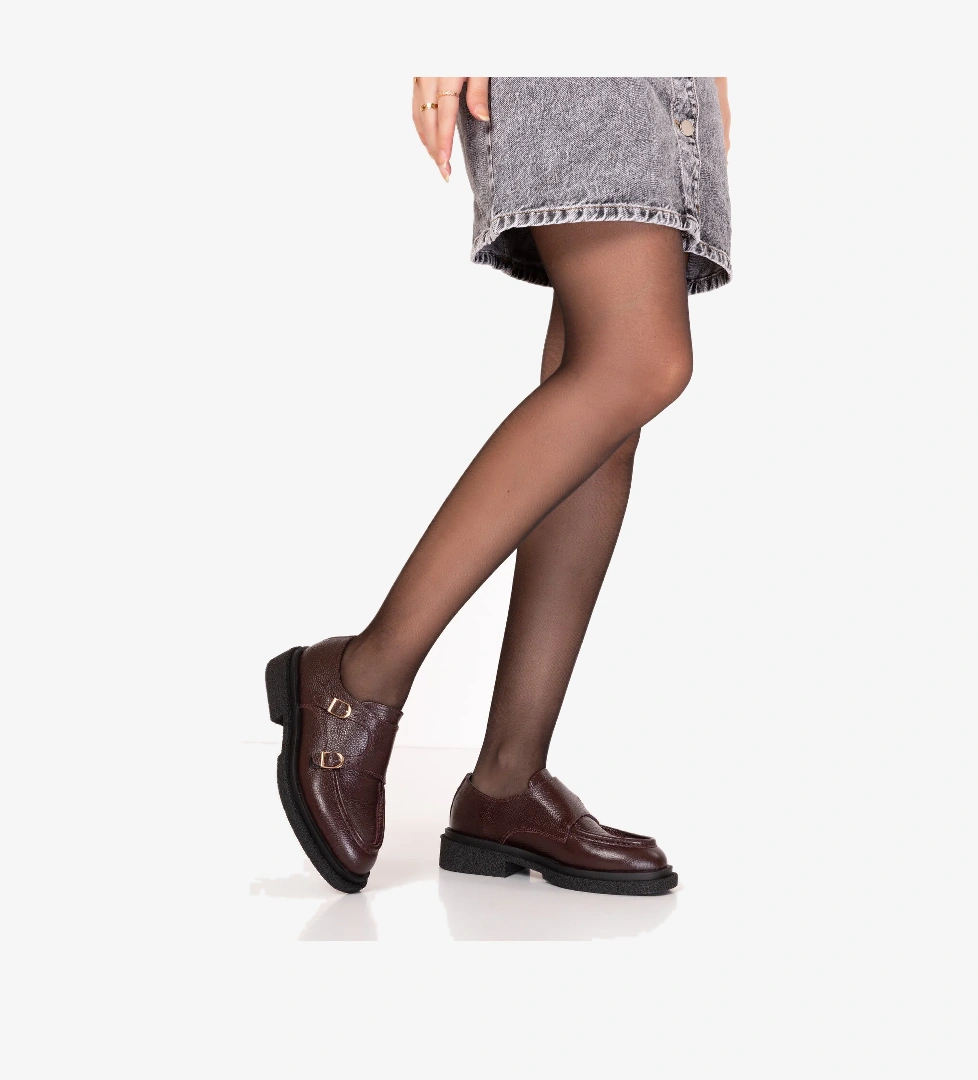 Gondol Hakiki Deri Kalın Taban Makosen Loafer rg.7000