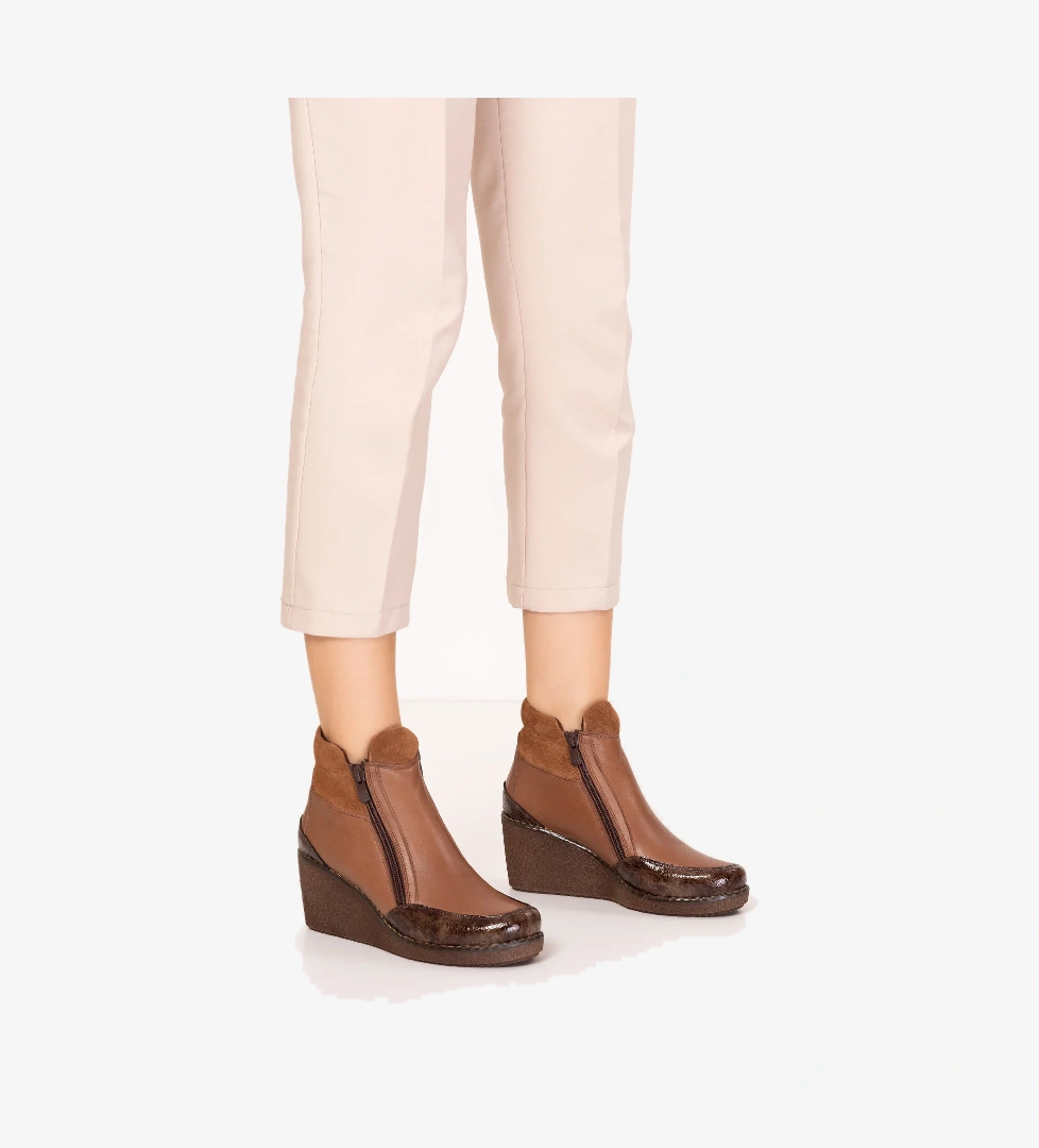 Gondol Kundura Gondol Kadın Hakiki Deri Günlük Anne Botu Ell.7111 model görseli