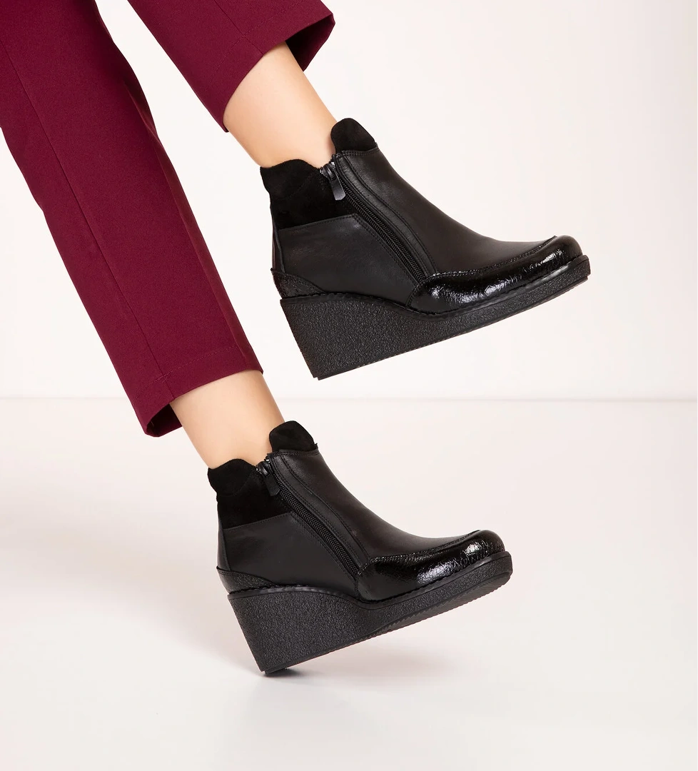 Gondol Kadın Hakiki Deri Günlük Anne Botu ell.7111