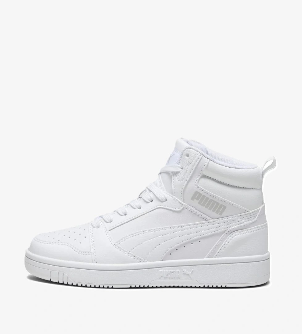 Puma Puma Rebound V6 Mid Jr Unisex Beyaz Sneaker | Flo Beyaz - 1. görsel
