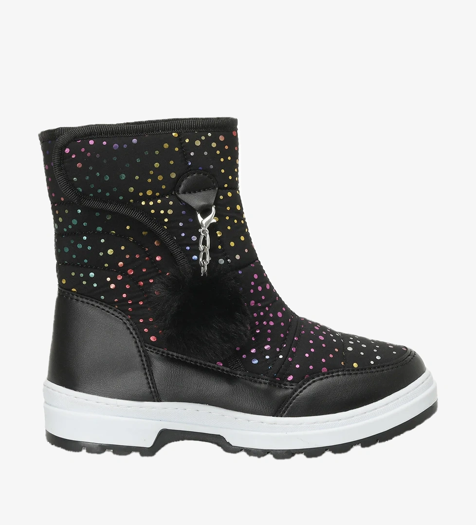 MOSTEN F 4PR Siyah Kız Çocuk Çizme - Görsel 1