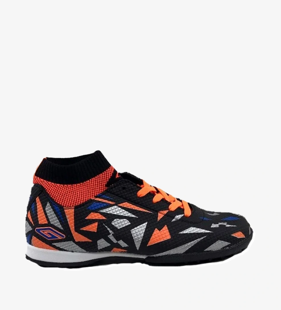 Dugana 2303 SiyahTuruncu Erkek Çocuk Çoraplı Halı Saha Ayakkabı model görseli