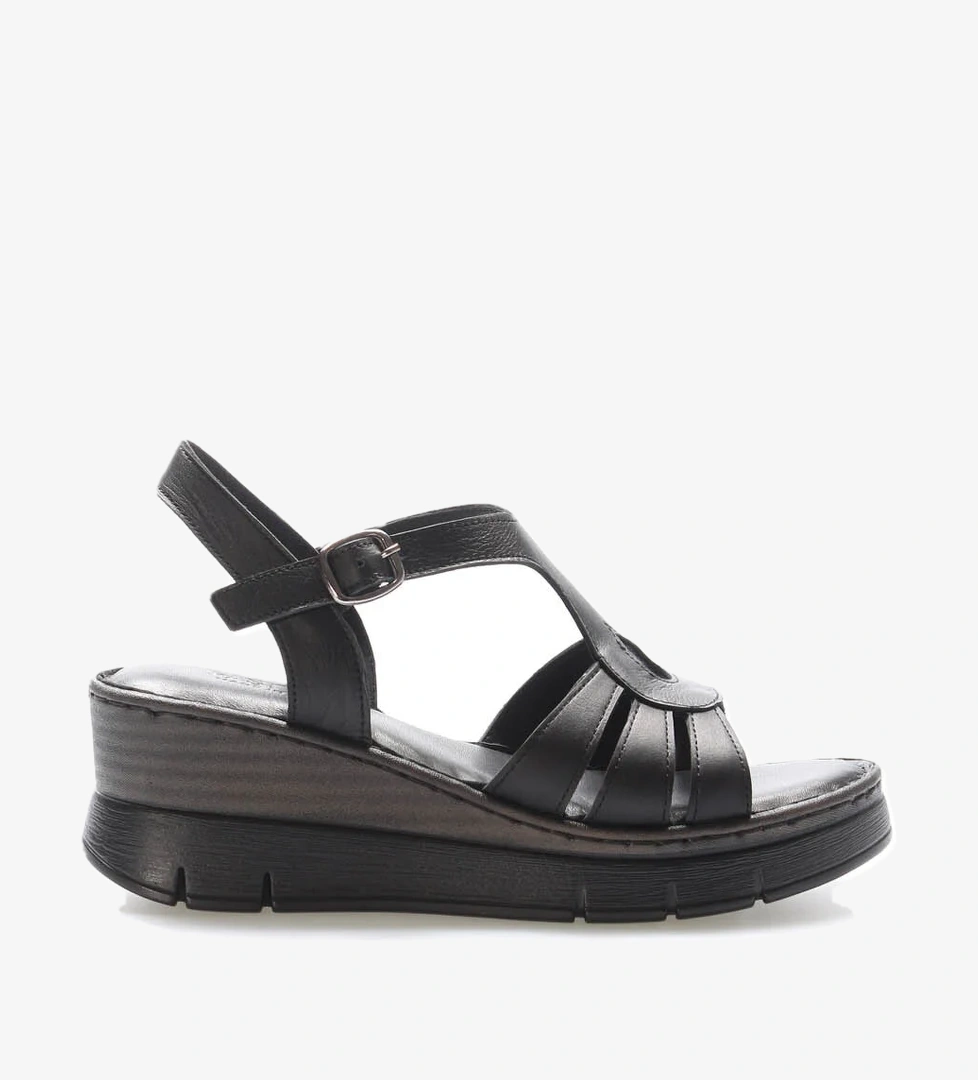 Hakiki Deri Kadın Klasik Sandalet 621ZA1122