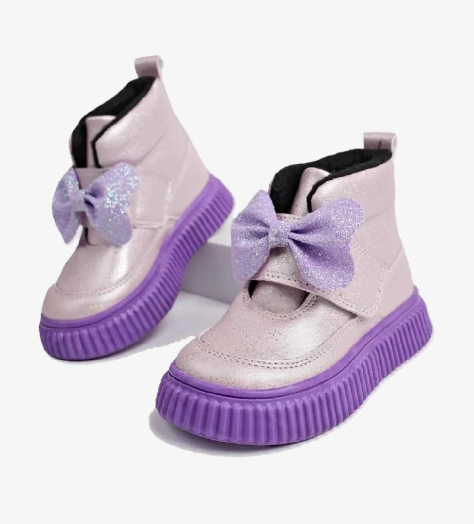 Arzen 03043 Kız Çocuk Bebe Fiyonklu Termal Bot