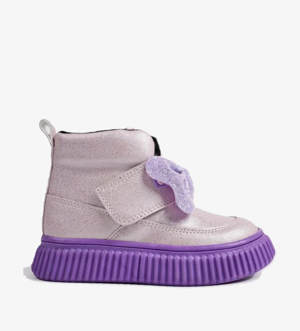 Arzen 03043 Kız Çocuk Bebe Fiyonklu Termal Bot - Görsel 1