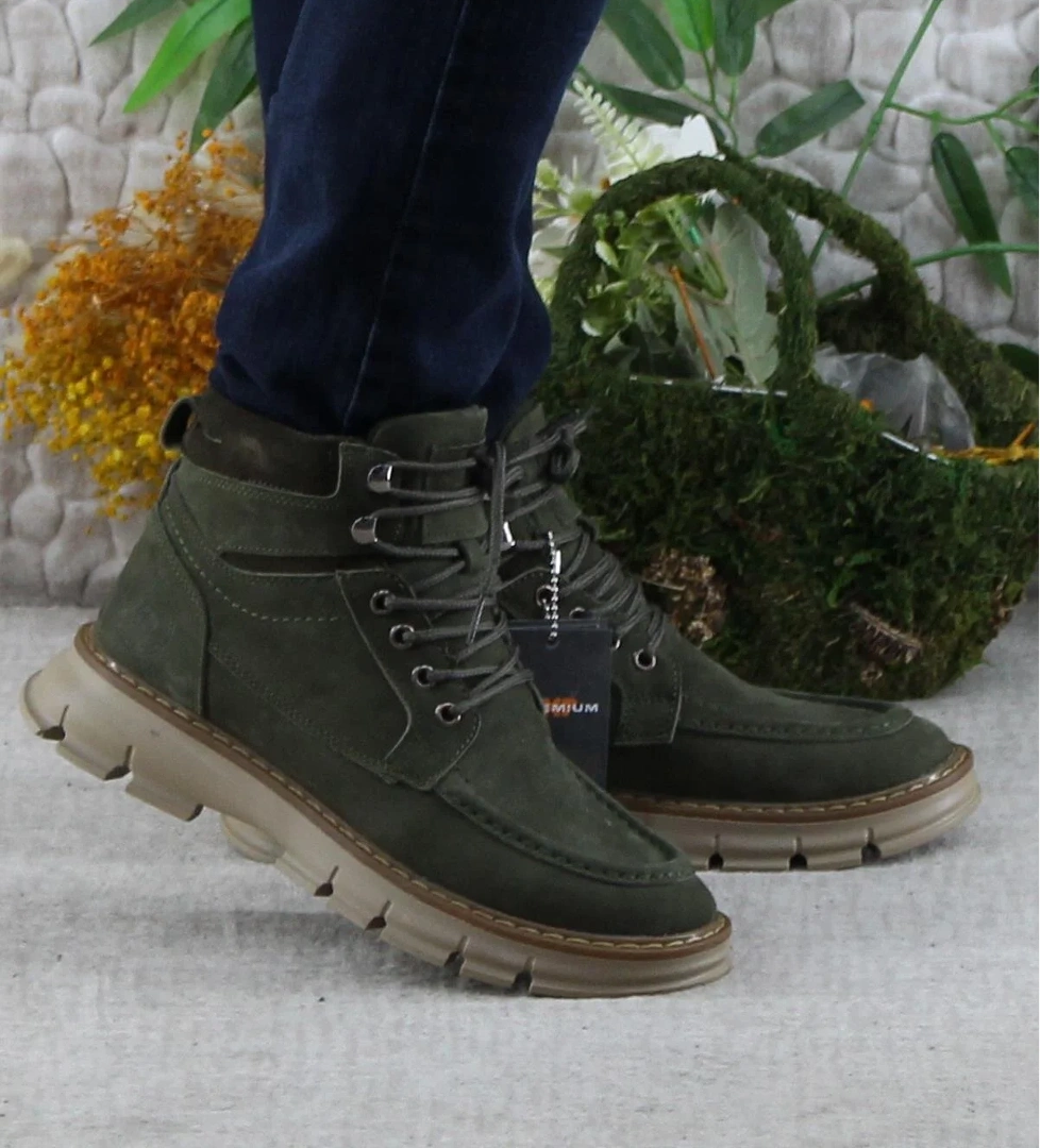 242 1854 Rahat Orijinal Ürün Nubuk Hakiki Deri Erkek Bot