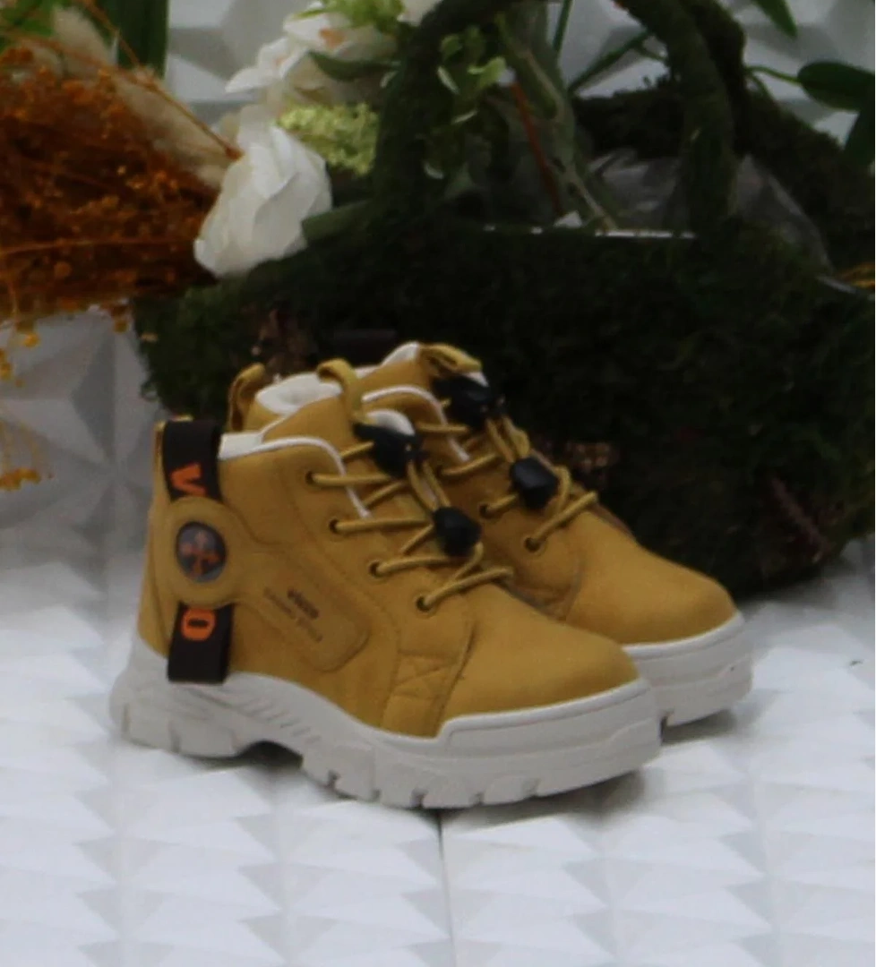 946.P24K.407 Camel Marcus Rahat Lastik Bağçık Erkek Çocuk Bot - Görsel 1