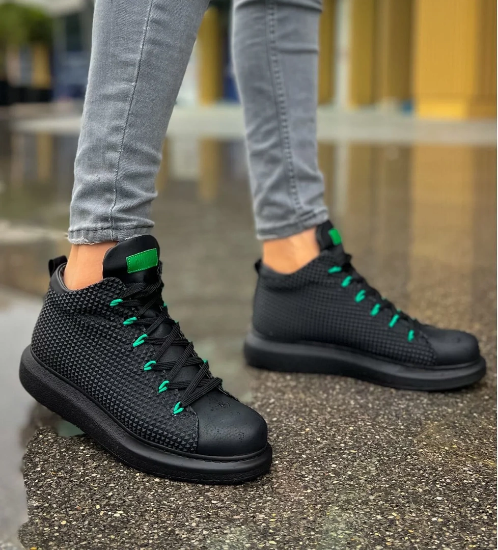 Chekich CH111 GST Milano Erkek Bot SIYAH / YESIL model görseli