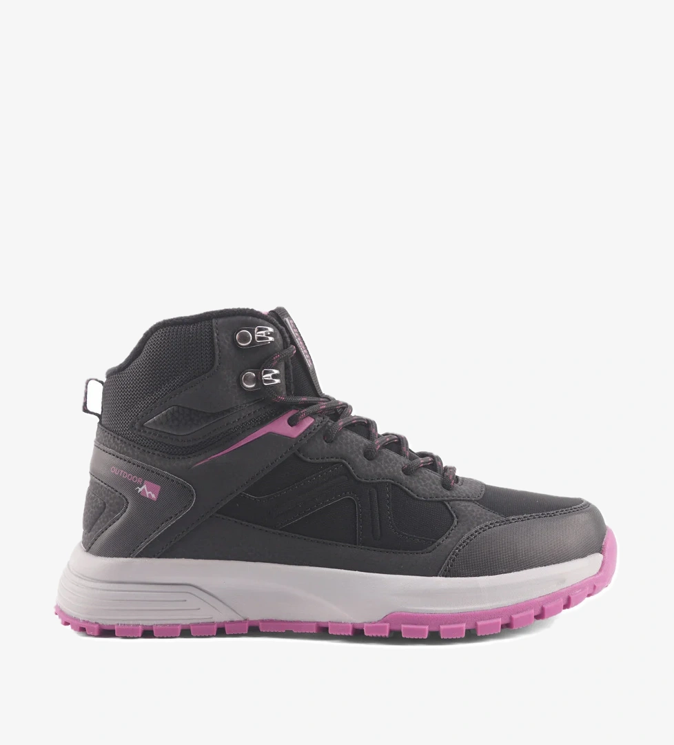 RAGEN PU HI W 4PR Siyah Kadın Outdoor Bot - Görsel 1