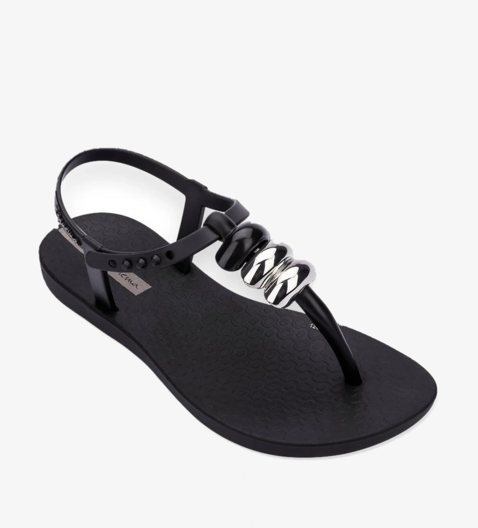 83585K Class Blown Up Siyah Kız Çocuk Sandalet