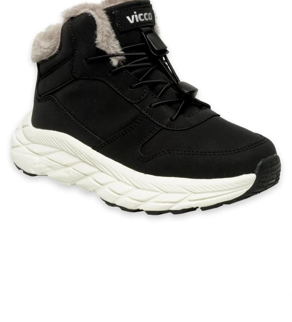 946.F24K414 Luther Filet Phylon Siyah-Beyaz Çocuk Bot