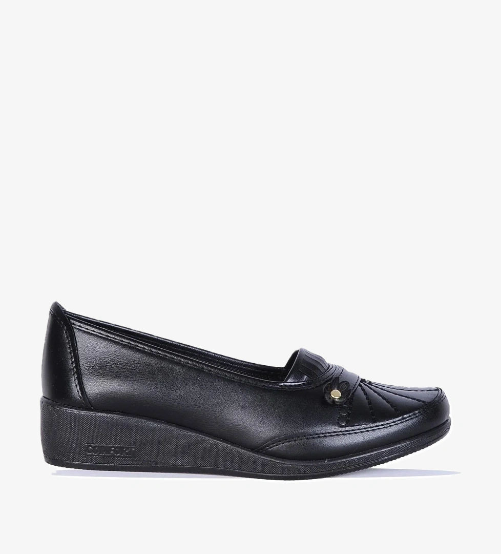 010 Ayzen Siyah Kadın Günlük Ayakkabı - Görsel 1