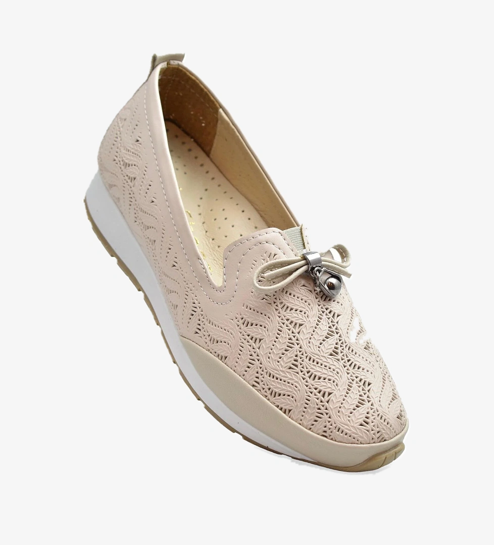 230E Rahat Ortopedik Taban Günlük Kadın Ayakkabı Babet Kadın Yazlık Ayakkabı - Görsel 1