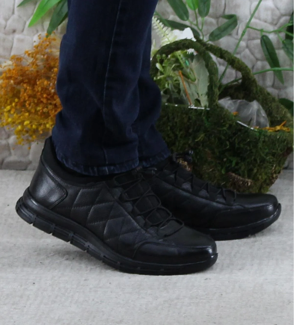 8296 Rahat Kauçuk Taban Orijinal Hakiki Deri Erkek Ayakkabı