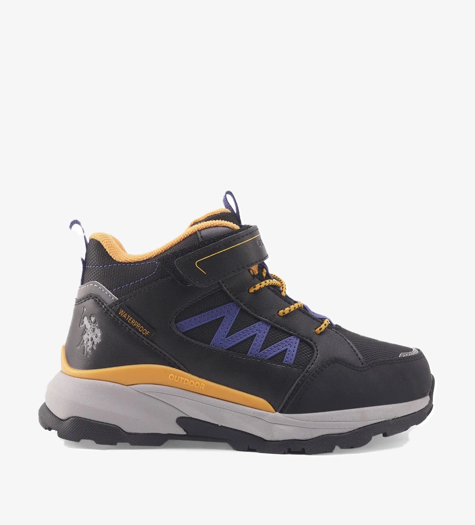 U.s. Polo Assn. U.s. Polo Assn. TERRES 4PR Siyah Erkek Çocuk Outdoor Bot Outdoor Ayakkabı | Flo Siyah - 1. görsel