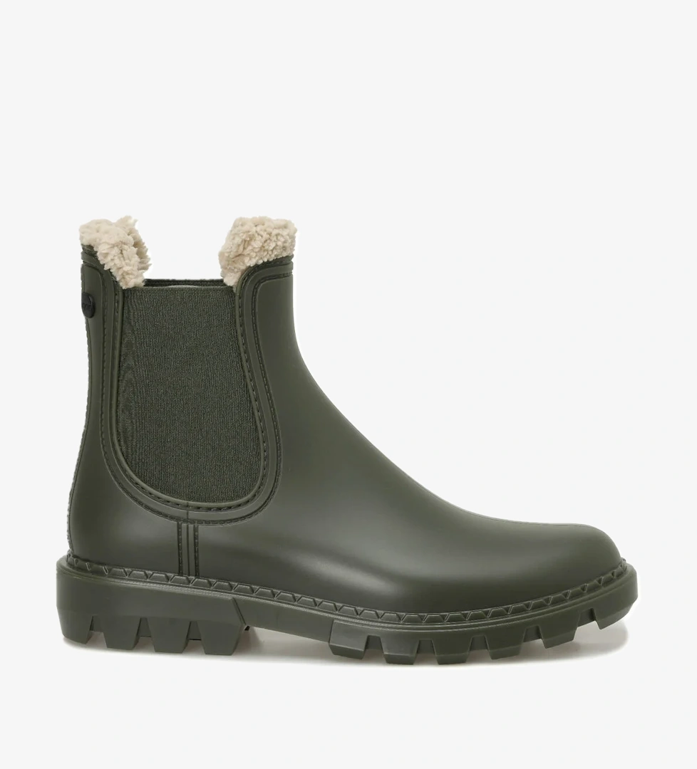 ROCK BORREGUITO Haki Kadın Yağmur Botu - Görsel 1