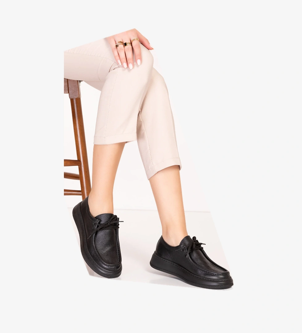 Gondol Hakiki Deri Günlük Hafif Oxford Loafer bel.401 - Görsel 1