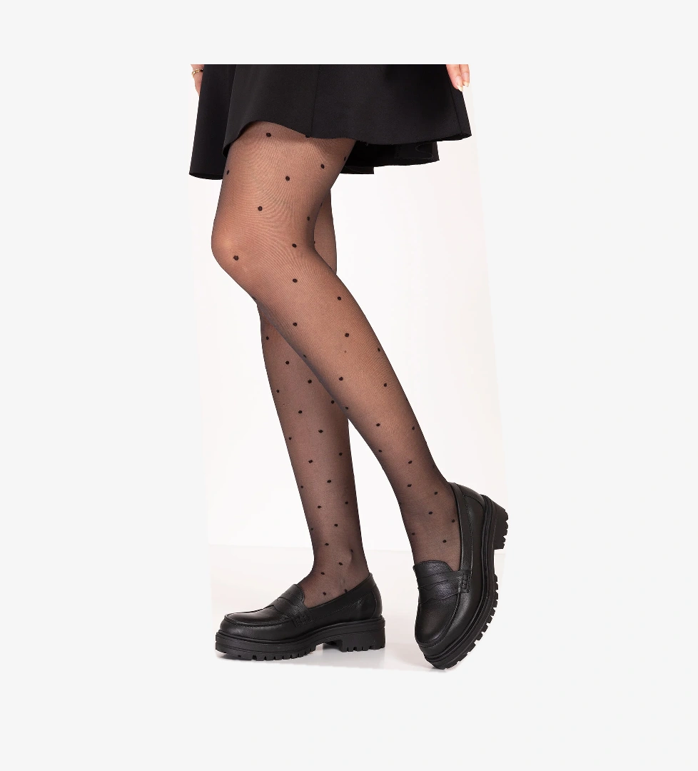 Gondol Hakiki Deri Kalın Taban Hafif Oxford Ayakkabı anl.2505 - Görsel 1