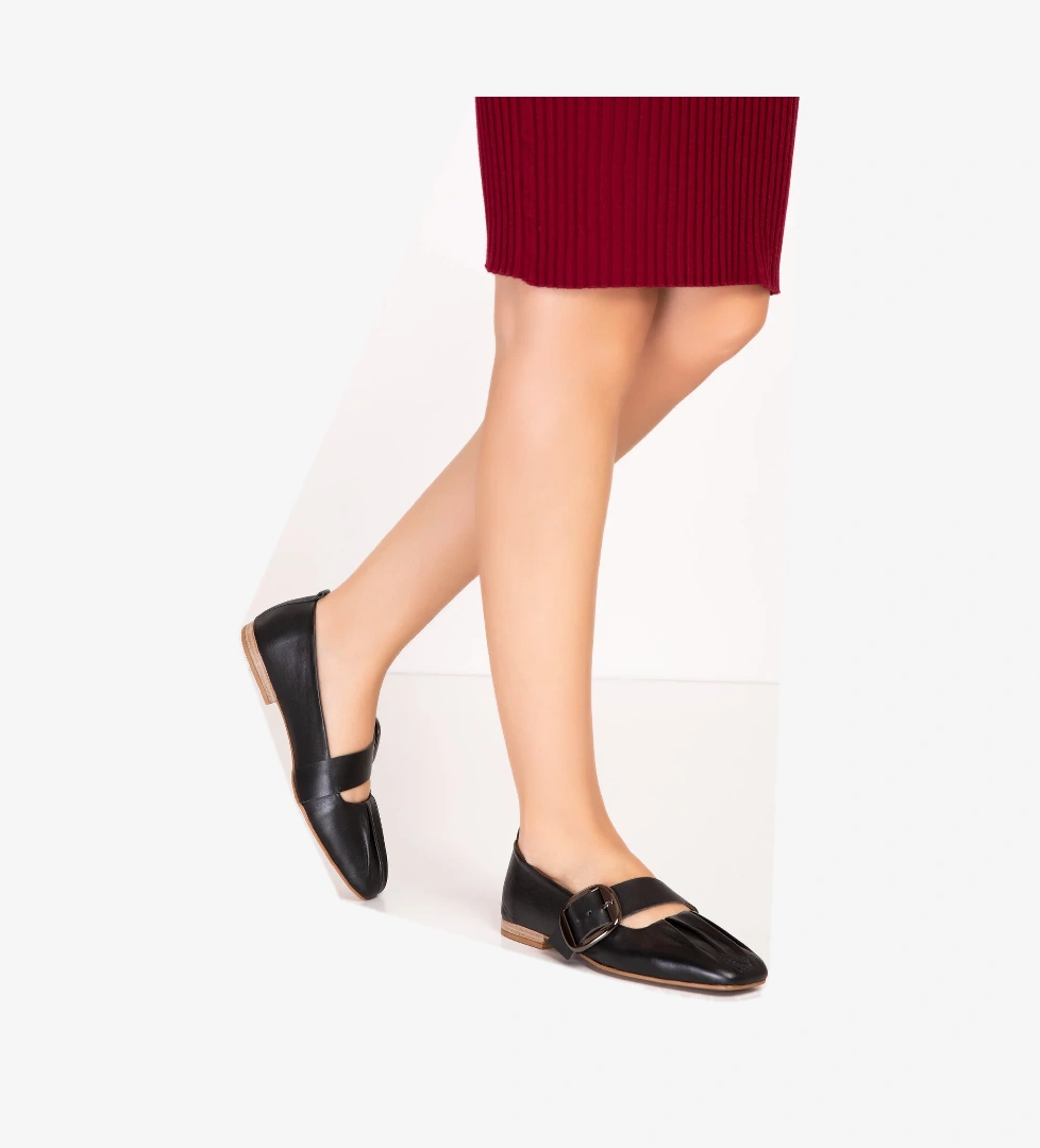 Gondol Kundura Gondol Hakiki Deri Babet Ayakkabı Elnr.108 model görseli