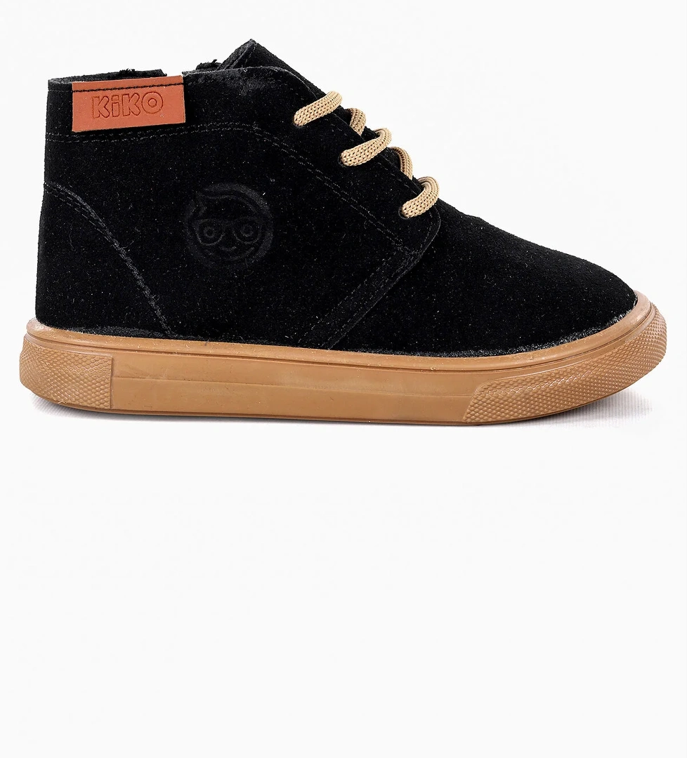 Homer Fermuarlı Erkek Bebek Günlük Bot Ayakkabı Siyah