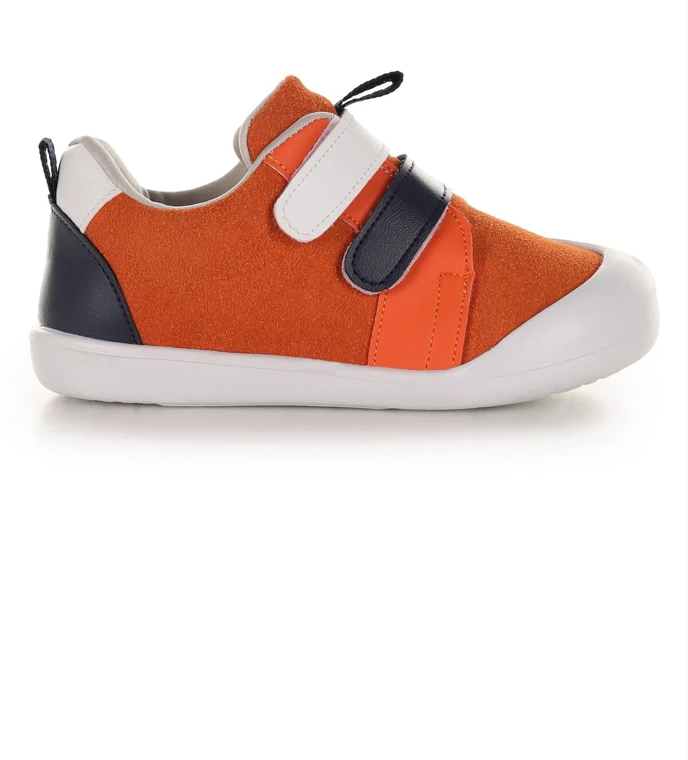 Şifu İlk Adım Cırtlı Erkek Bebek Spor Ayakkabı Turuncu - Lacivert